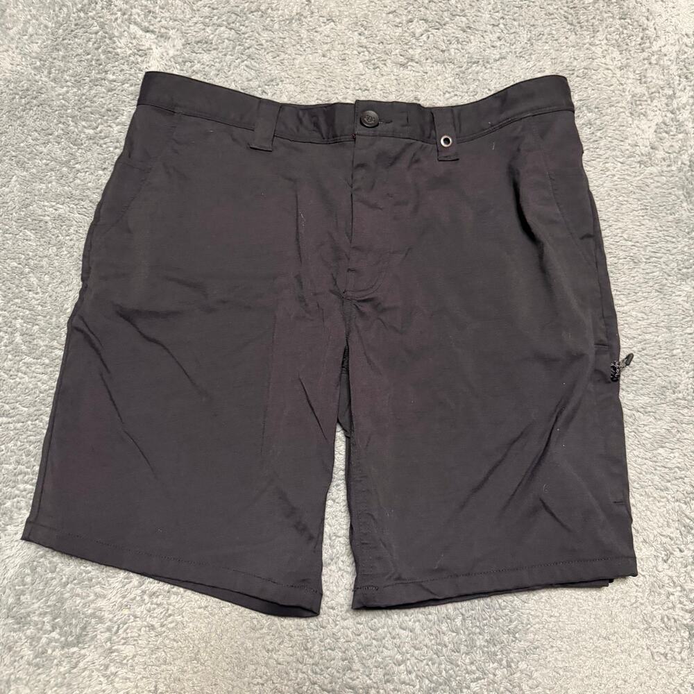 686 Everywhere Hybrid Shorts Mens 34 Black Performance Hiking Outdoors